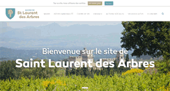 Desktop Screenshot of mairie-stlaurentdesarbres.fr